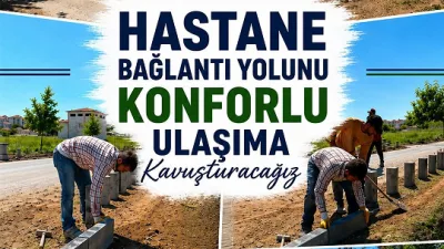 Boğazlıyan Belediyesi, Hastane Bağlantı Yolu’nda başlattığı yenileme çalışmalarıyla bölgenin ulaşım