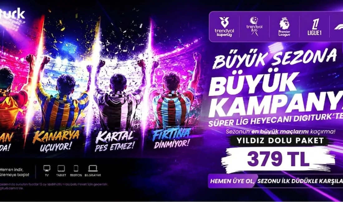 Digitürk, yeni sezon öncesi Süper Lig tutkunlarına özel kampanyasını duyurdu.