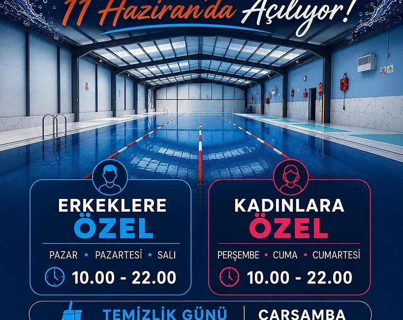 Boğazlıyan Belediyesi yüzme havuzu, perşembe günü itibarıyla vatandaşların hizmetine açılarak