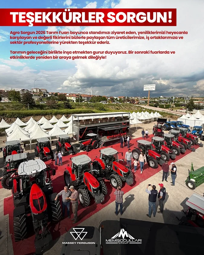 Memişoğulları Massey Ferguson Bayii Agro Sorgun, 2026 Tarım Fuarı’nı yoğun