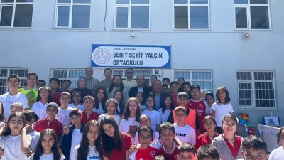 Boğazlıyan İlçe Milli Eğitim Müdürü Mustafa Şimşek ve şube müdürleri,