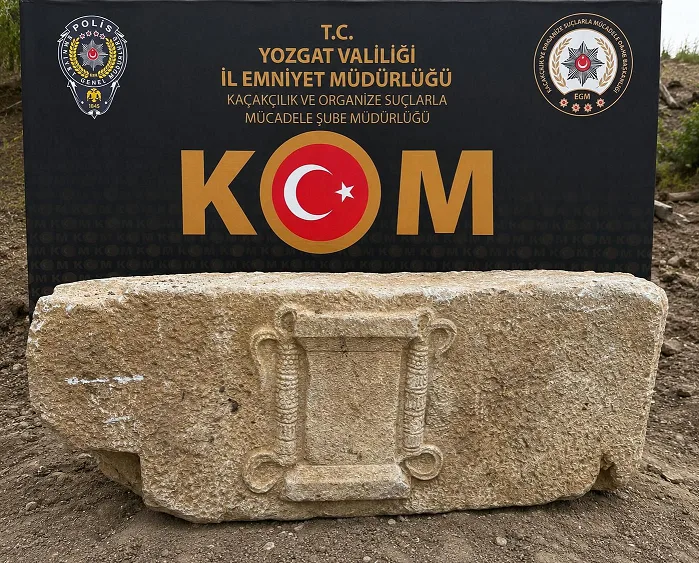  "Yozgat'ta Tarihi Operasyon: 2000 Yıllık Roma Lahdi Emniyetin Titiz