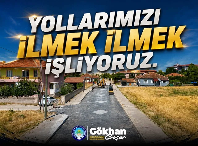 Boğazlıyan Belediyesi, ana arterlerin yanı sıra cadde ve sokaklarda da