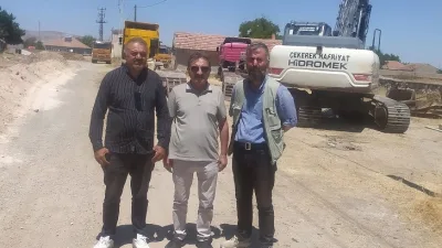 Erkan Eroğlu, Bahariye ve Çalapverdi köylerinin içme suyu altyapısı kollektör