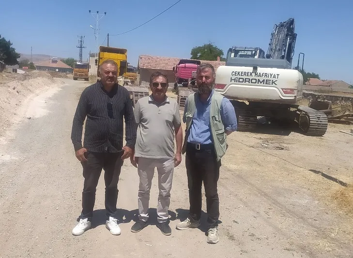 Erkan Eroğlu, Bahariye ve Çalapverdi köylerinin içme suyu altyapısı kollektör