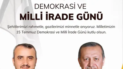 AK Parti Boğazlıyan İlçe Başkanı Hacı Yıldırım, 15 Temmuz Demokrasi