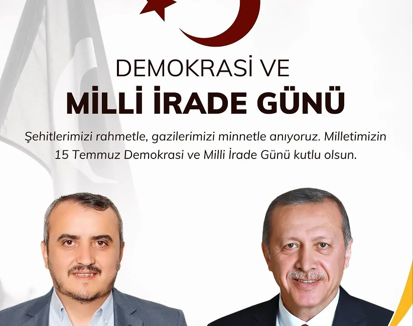 AK Parti Boğazlıyan İlçe Başkanı Hacı Yıldırım, 15 Temmuz Demokrasi