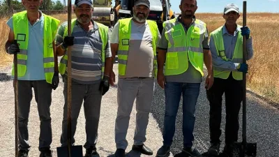 Oğulcuk Köyü’nde başlatılan yol bakım ve onarım çalışmalarıyla ulaşımın daha