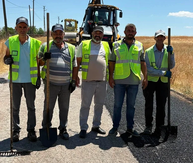 Oğulcuk Köyü’nde başlatılan yol bakım ve onarım çalışmalarıyla ulaşımın daha