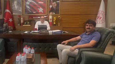 Mustafa Parlak, Şahin Hopur'u ziyaret ederek Sırçalı Spor Kulübü ile