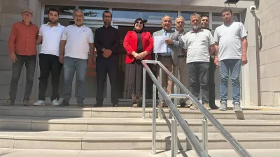 MHP Boğazlıyan İlçe Başkanı Ergün Yazgan ve teşkilatı, mazbatalarını alarak