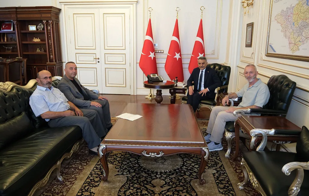 Boğazlıyan Yük Taşıyıcıları Kooperatifi Başkanı Yasin Ersoy ile Eski Başkan