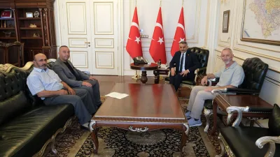 Boğazlıyan Yük Taşıyıcıları Kooperatifi Başkanı Yasin Ersoy ile Eski Başkan