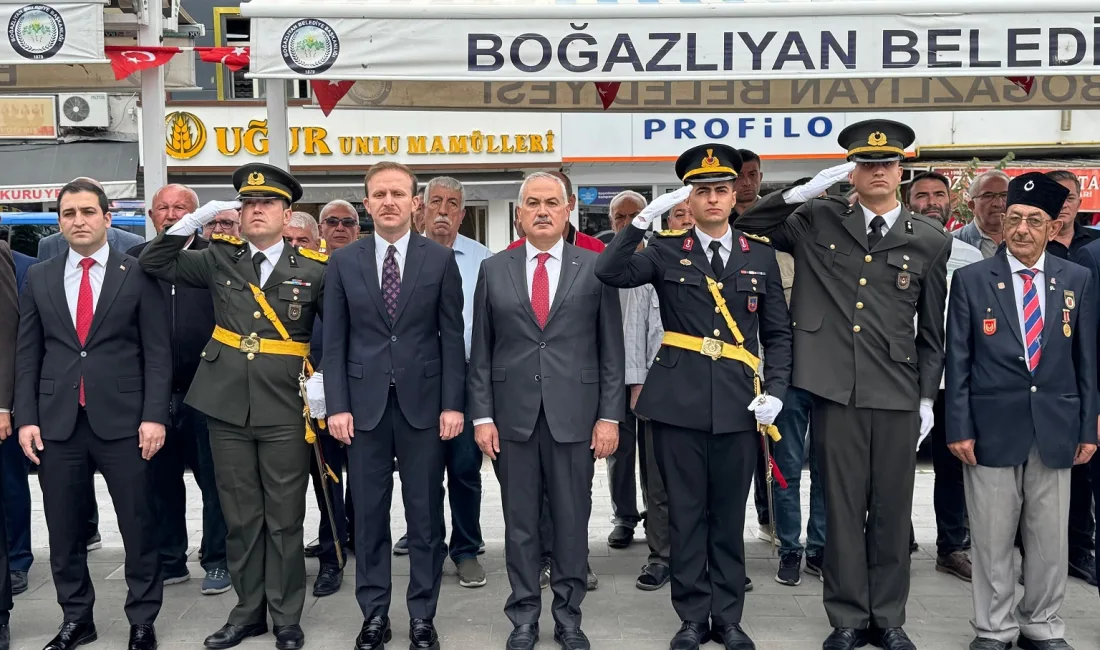 30 Ağustos Zafer Bayramı’nın 104. yıl dönümü, Boğazlıyan Cumhuriyet Meydanı’nda