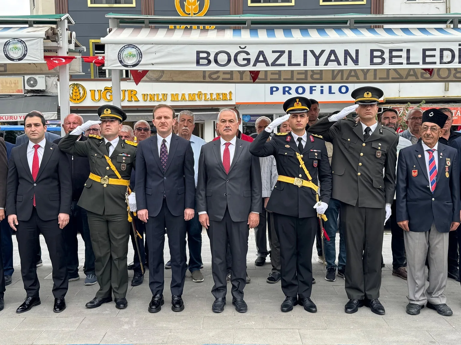 30 Ağustos Zafer Bayramı’nın 104. yıl dönümü, Boğazlıyan Cumhuriyet Meydanı’nda