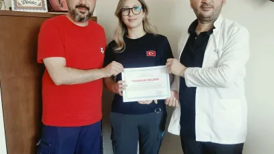 Boğazlıyan Devlet Hastanesi Acil Servisi'nde görev yapan doktorlar ve sağlık