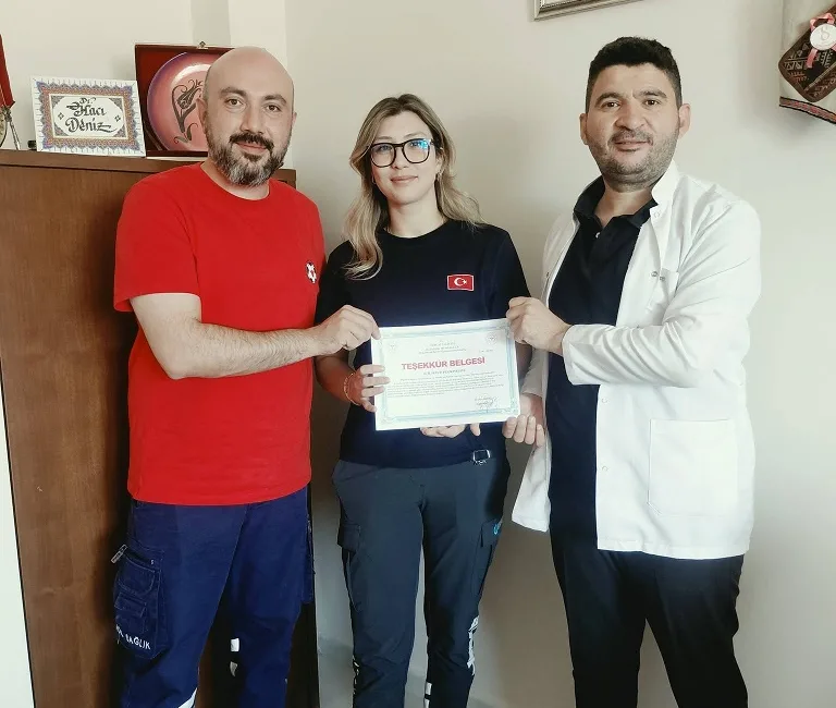 Boğazlıyan Devlet Hastanesi Acil Servisi'nde görev yapan doktorlar ve sağlık