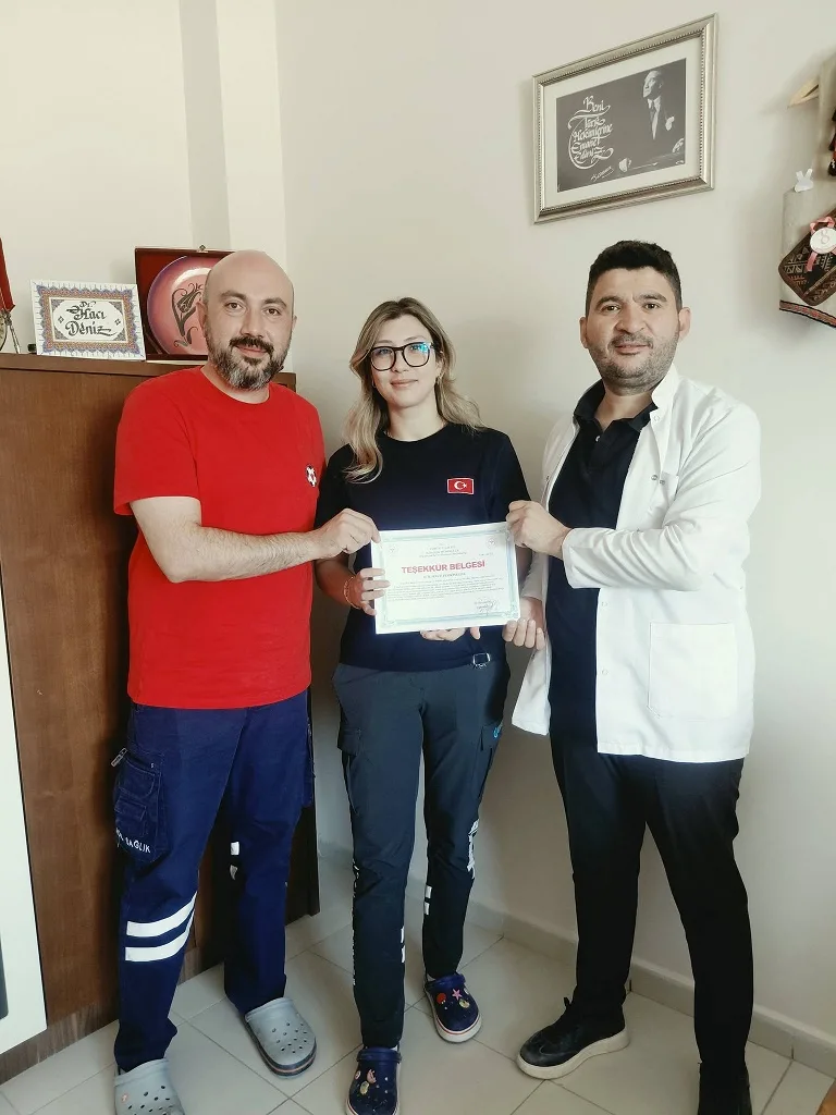 Boğazlıyan Devlet Hastanesi Acil Servisi'nde görev yapan doktorlar ve sağlık