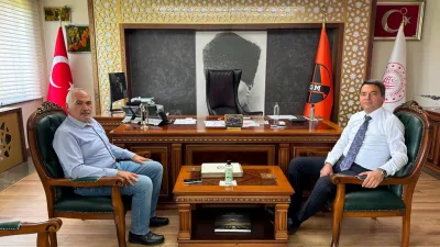 Boğazlıyan Belediye Başkanı Gökhan Coşar, Karayolları 6. Bölge Müdürü Umut