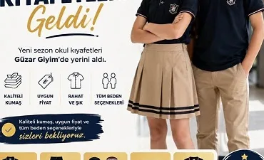 Yeni eğitim öğretim yılının başlamasına kısa süre kala Güzar Giyim,