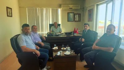 Yenifakılı Kaymakamı İsmail Kalender ve İlçe Özel İdare Müdür Vekili
