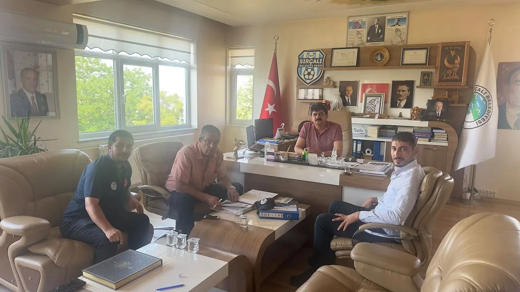 İller Bankası Kayseri Bölge Müdürlüğü ekipleri, Sırçalı'da planlanan kanalizasyon projesi