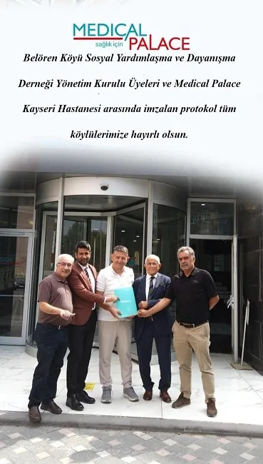 Belören Köyü Sosyal Yardımlaşma ve Dayanışma Derneği ile Medical Palace