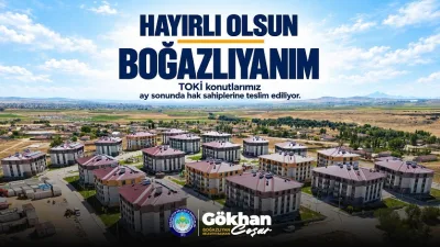 Boğazlıyan Yukarı Mahalle TOKİ Evleri bölgesinde tamamlanan 317 konutluk projede