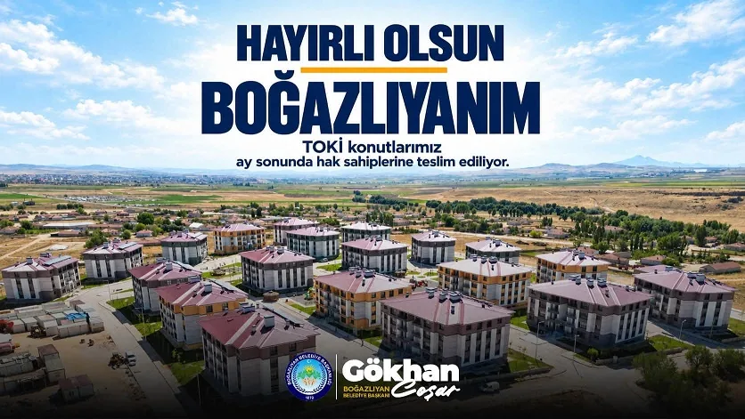 Boğazlıyan Yukarı Mahalle TOKİ Evleri bölgesinde tamamlanan 317 konutluk projede