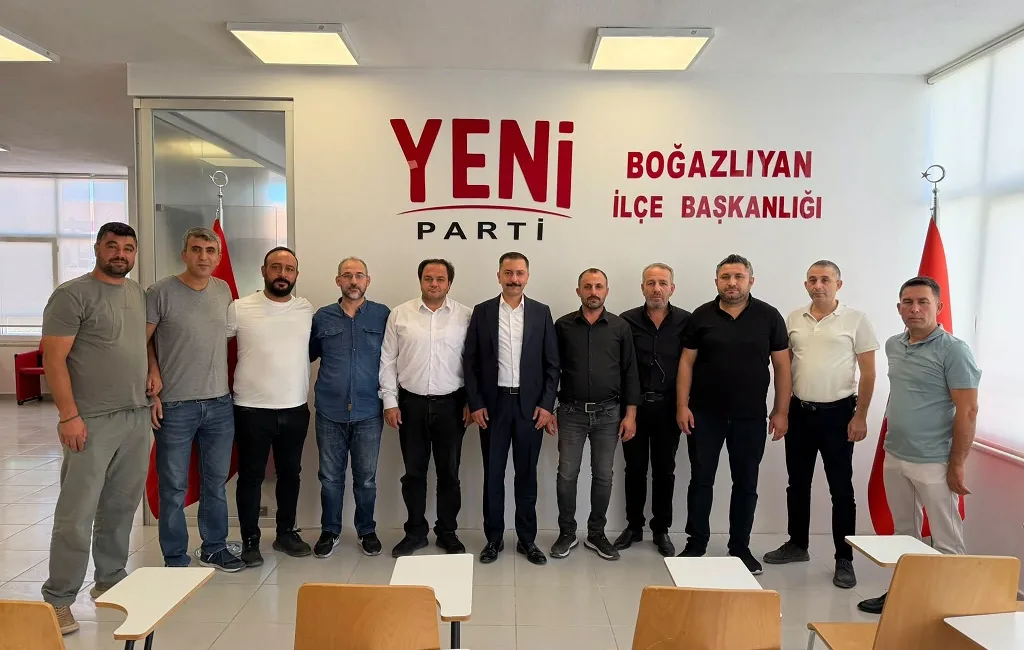 Boğazlıyan merkez mahalle muhtarları, Yeni Parti İlçe Başkanı Mert Ertekin