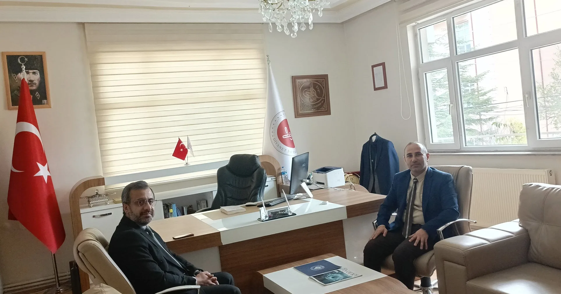 Akdağmadeni İlçe Müftüsü Abdullah Çolak, Boğazlıyan İlçe Müftüsü Tuncay Tunç’u