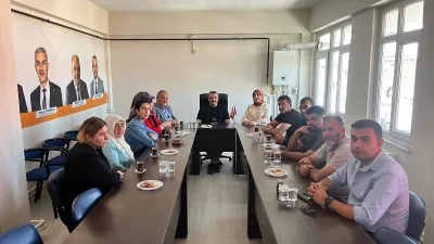 MHP Boğazlıyan İlçe Başkanı Ergün Yazgan ve yönetim kurulu üyeleri,