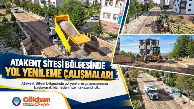 Boğazlıyan Belediyesi, Atakent Sitesi bölgesinde yol yenileme çalışmalarına başladı. Başkan