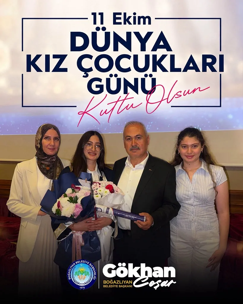 Boğazlıyan Belediye Başkanı Gökhan Coşar, 11 Ekim Dünya Kız Çocukları