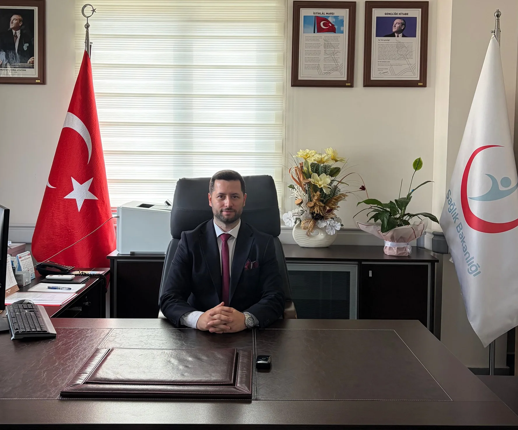 Boğazlıyan İlçe Sağlık Müdürü olarak görevlendirilen Uzm. Dr. Kaan Geldi,