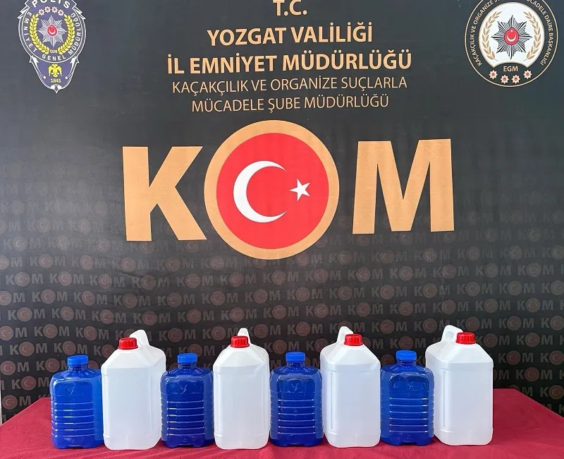Yozgat İl Emniyet Müdürlüğü KOM ekiplerinin Boğazlıyan’da gerçekleştirdiği çalışmada 30