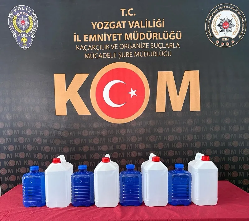 Yozgat İl Emniyet Müdürlüğü KOM ekiplerinin Boğazlıyan’da gerçekleştirdiği çalışmada 30