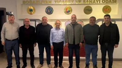 Boğazlıyan Yük Taşıyıcıları Kooperatifi Başkanı Yasin Ersoy ve yönetim kurulu
