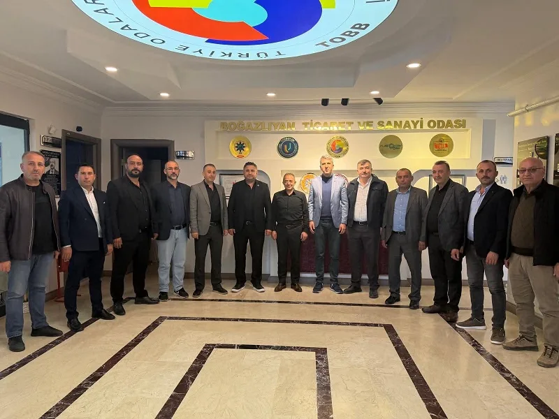 Boğazlıyan’daki muhtarlar, Ticaret ve Sanayi Odası Başkanı Öcal Öcalan’a hayırlı