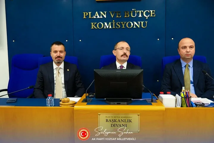 AK Parti Yozgat Milletvekili Süleyman Şahan, TBMM Plan ve Bütçe