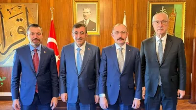 AK Parti Yozgat Milletvekili Süleyman Şahan, Cumhurbaşkanı Yardımcısı Cevdet Yılmaz’ın