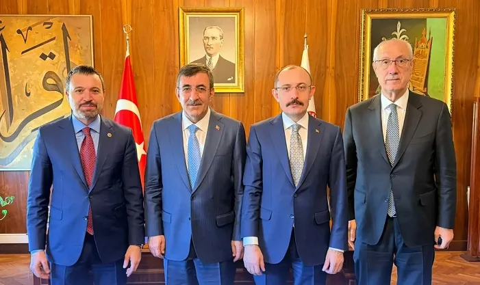 AK Parti Yozgat Milletvekili Süleyman Şahan, Cumhurbaşkanı Yardımcısı Cevdet Yılmaz’ın