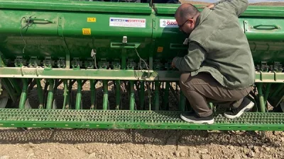 Boğazlıyan İlçe Tarım ve Orman Müdürlüğü ekipleri, hububat ekim alanlarında