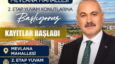 Boğazlıyan Belediye Başkanı Gökhan Coşar, Mevlana Mahallesi’nde yeni bölgede Yuvam
