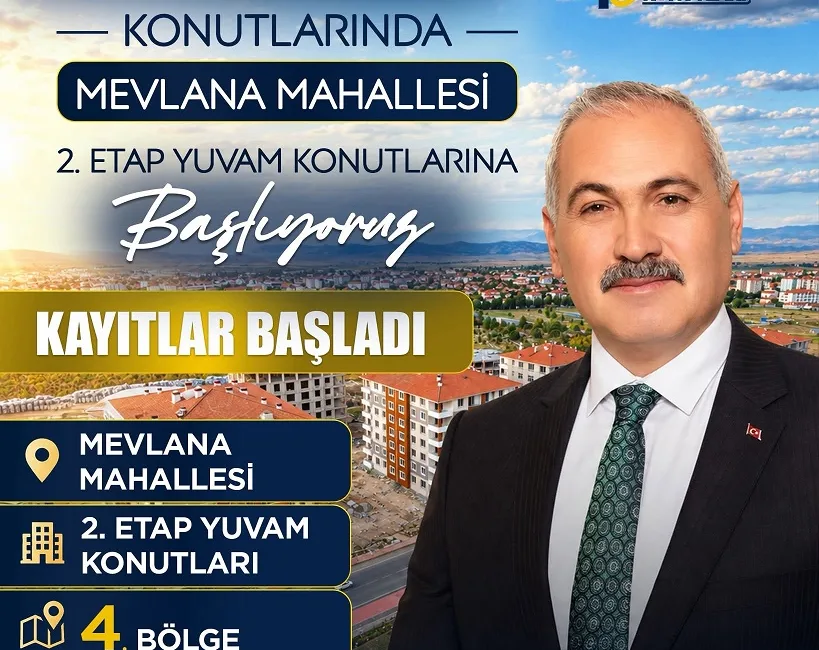 Boğazlıyan Belediye Başkanı Gökhan Coşar, Mevlana Mahallesi’nde yeni bölgede Yuvam